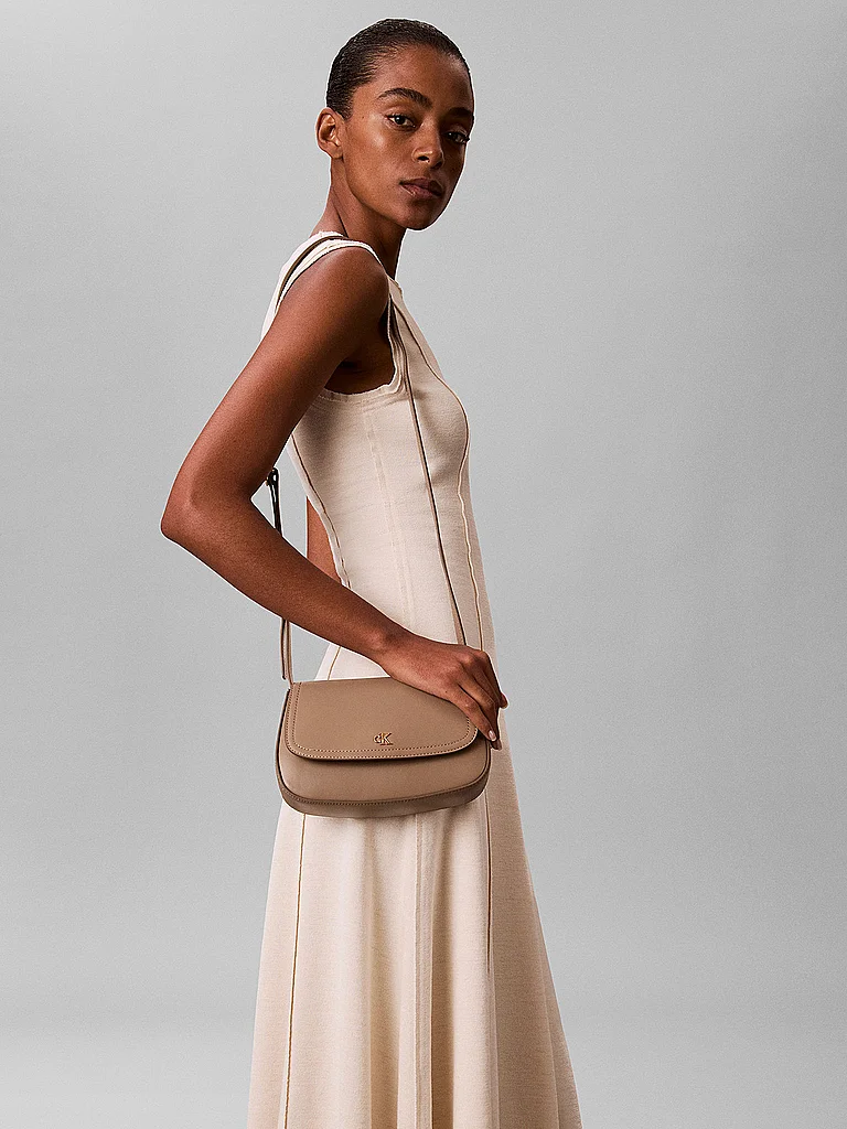 Calvin KLEIN Tasche - Mini Bag CK FLAP beige damen 6